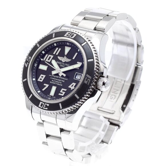 BREITLING Super Ocean 42 A17364 Date black Dial Automatic Men's Watch_893720 - Picture 1 of 7